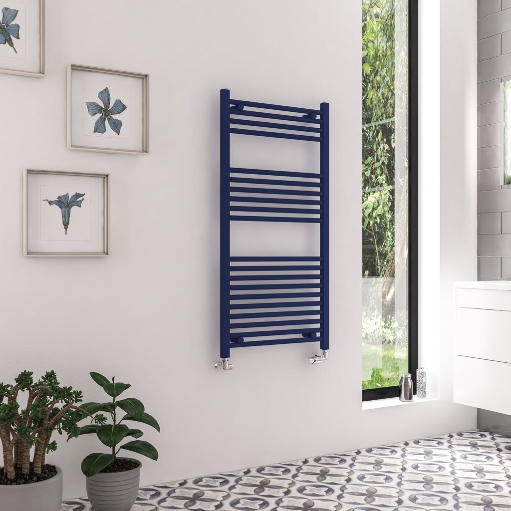 Wingrave 1200 x 600 Straight Multirail Matt Cobalt Blue