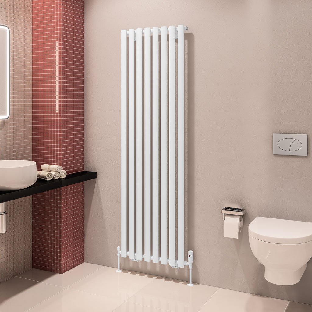 Tunstall 1800 x 560 Radiator Matt White