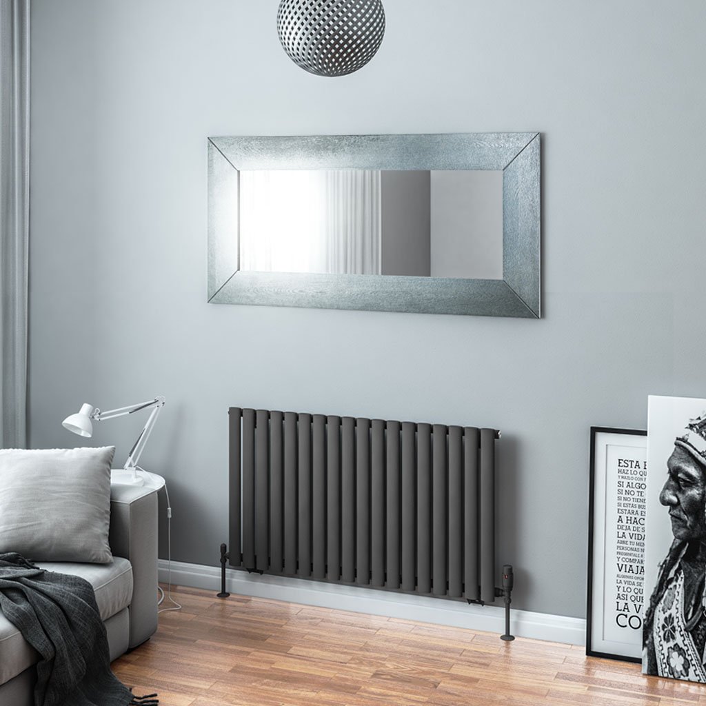 Tunstall 600 x 1061 Radiator Matt Anthracite