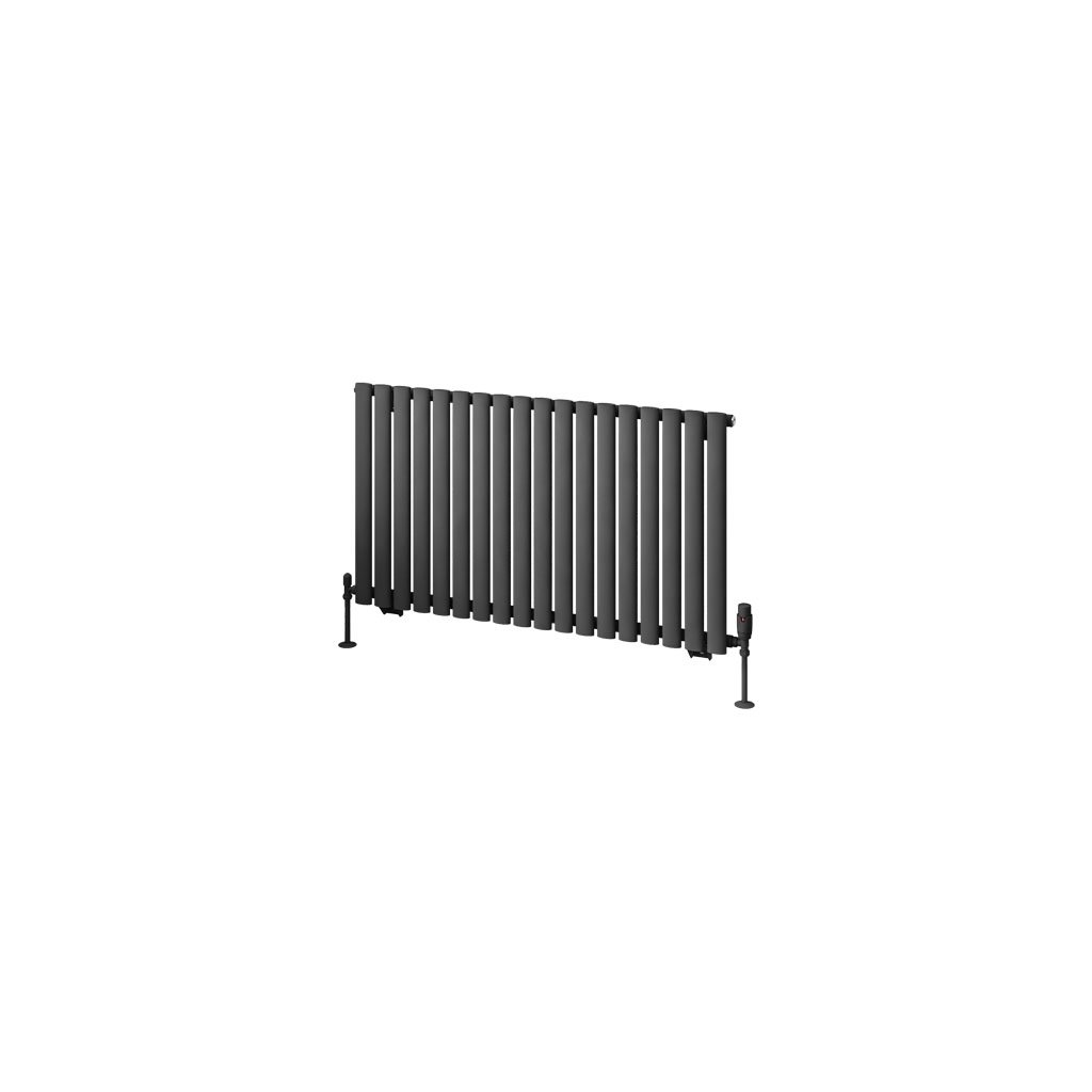 Tunstall 600 x 1061 Radiator Matt Anthracite