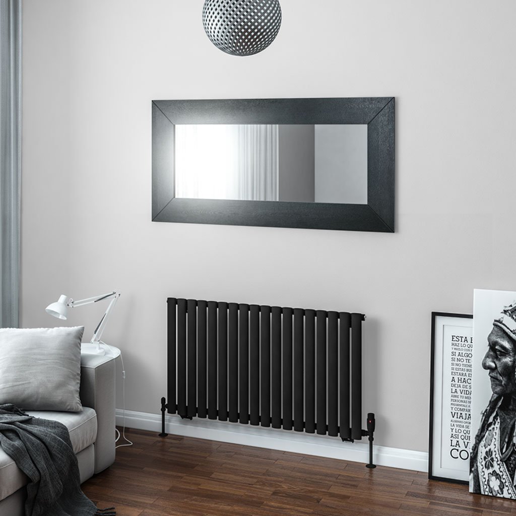 Tunstall 600 x 1061 Radiator Matt Black