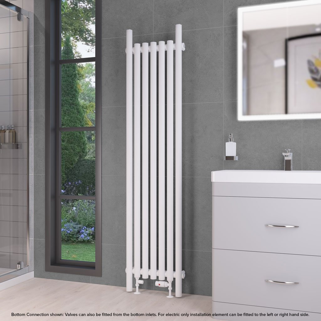 Lambourne 1800 x 420 Radiator Matt White