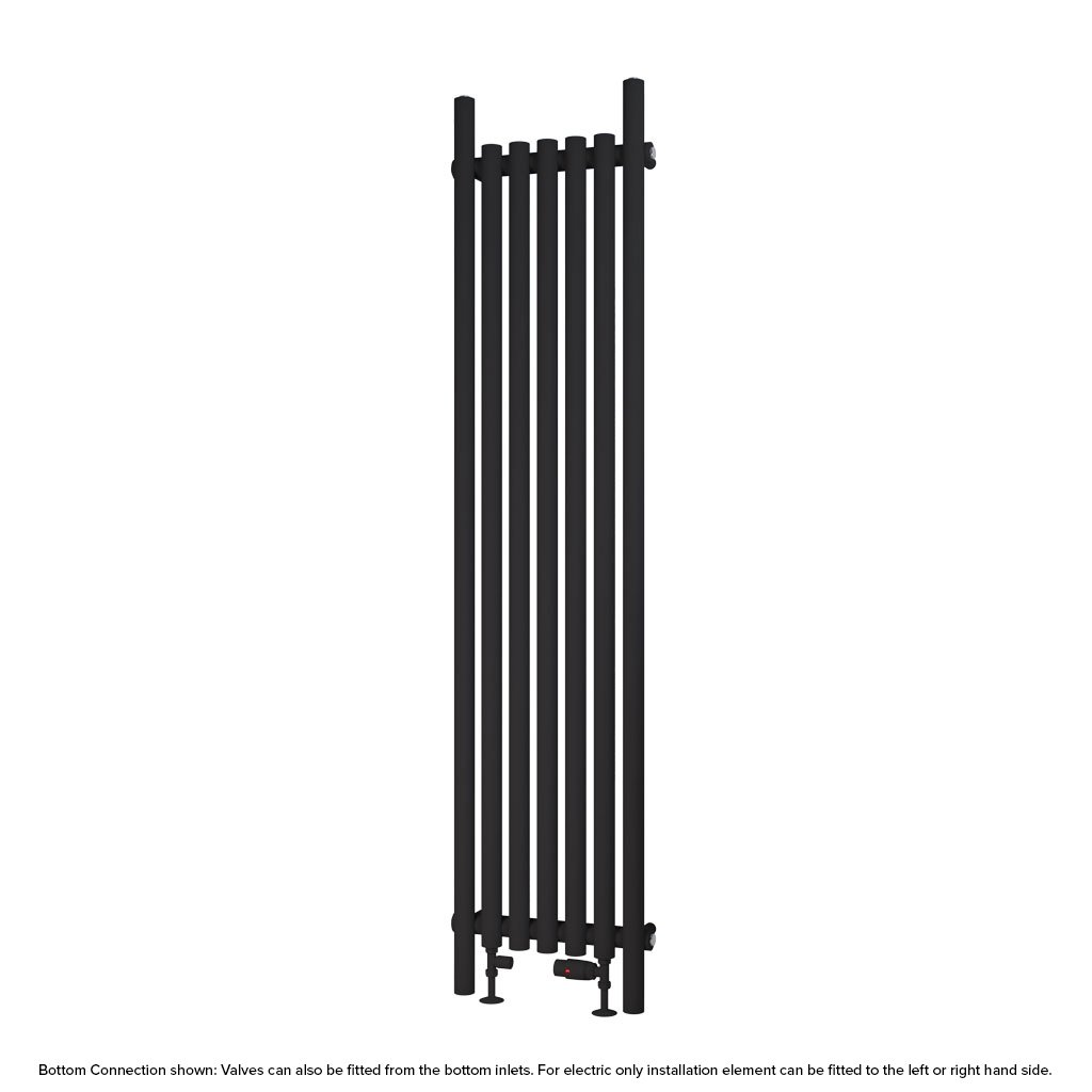 Lambourne 1800 x 420 Radiator Matt Black