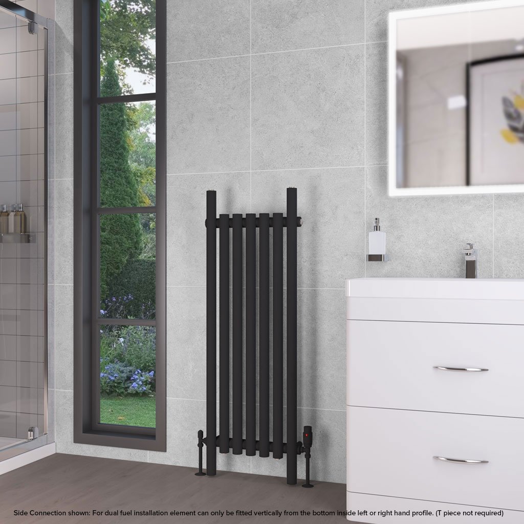 Lambourne 1200 x 420 Radiator Matt Black