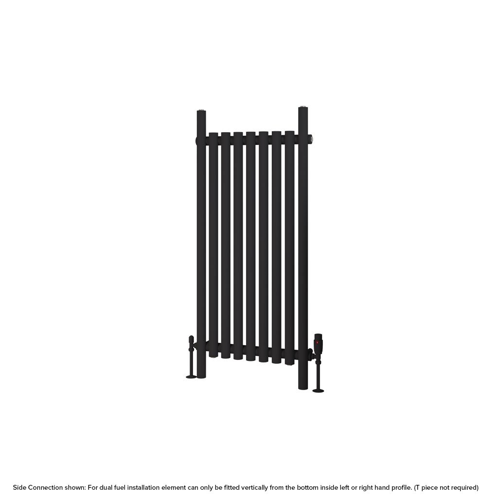 Lambourne 1200 x 540 Radiator Matt Black