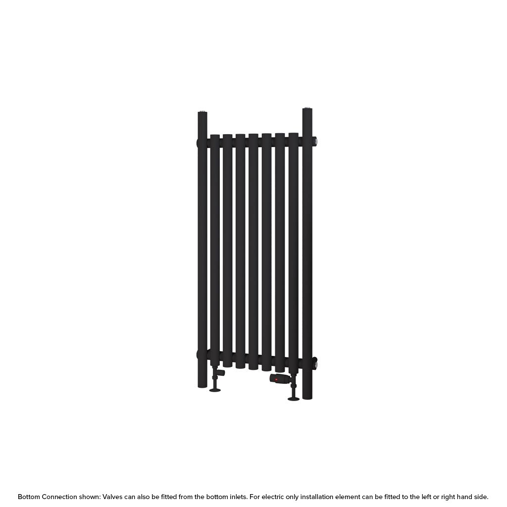 Lambourne 1200 x 540 Radiator Matt Black