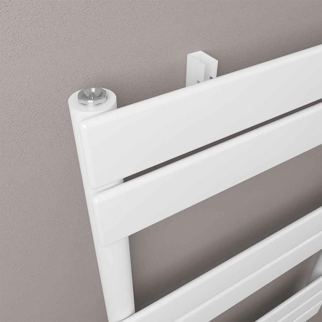 Addington 790 x 400 Towel Rail Type10 Gloss White