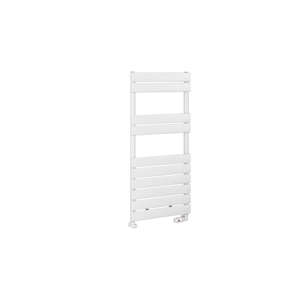 Addington 1110 x 500 Towel Rail Type10 Gloss White