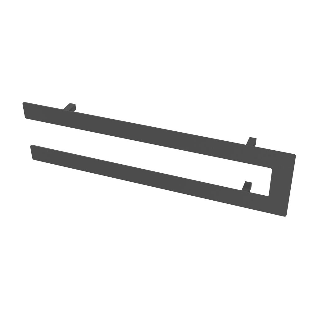 Addington Double Flat Style Towel Hanger 588mm Matt Anthracite