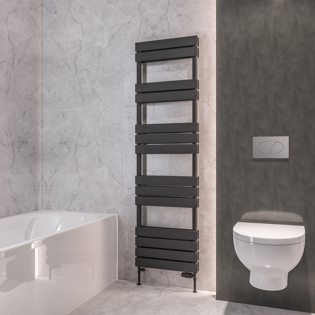 Addington 1750 x 500 Towel Rail Type20 Matt Anthracite