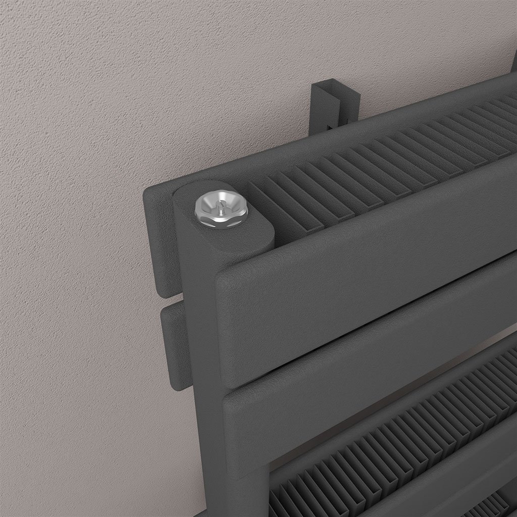 Addington 1110 x 500 Towel Rail Type21 Matt Anthracite