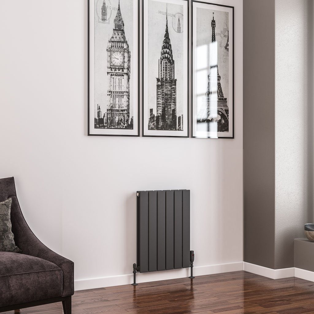 Addington 600 x 440 Radiator Type20 Matt Anthracite