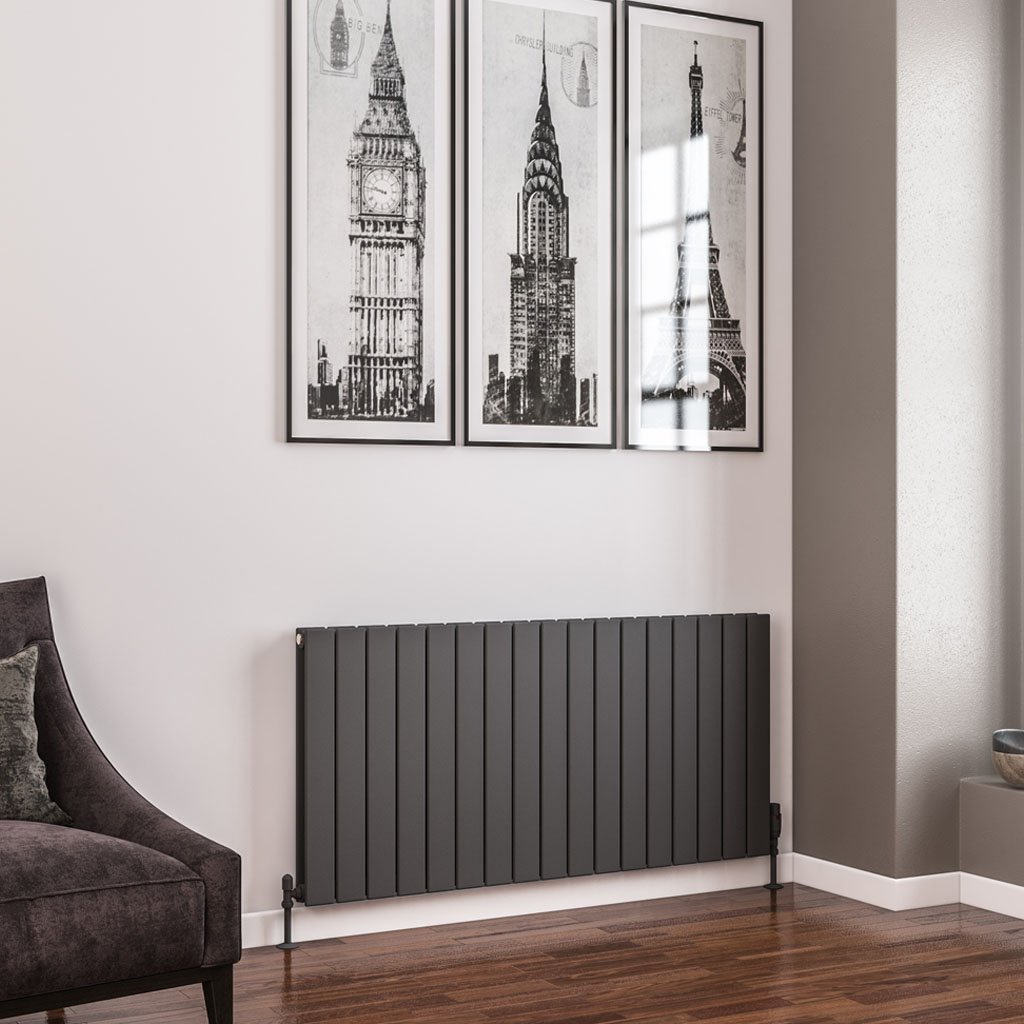 Addington 600 x 1254 Radiator Type20 Matt Anthracite