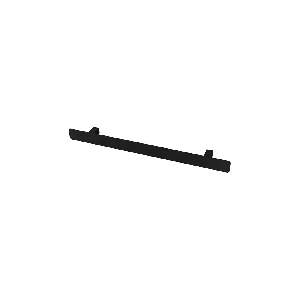 Universal Flat Style Towel Hanger 565mm Matt Black