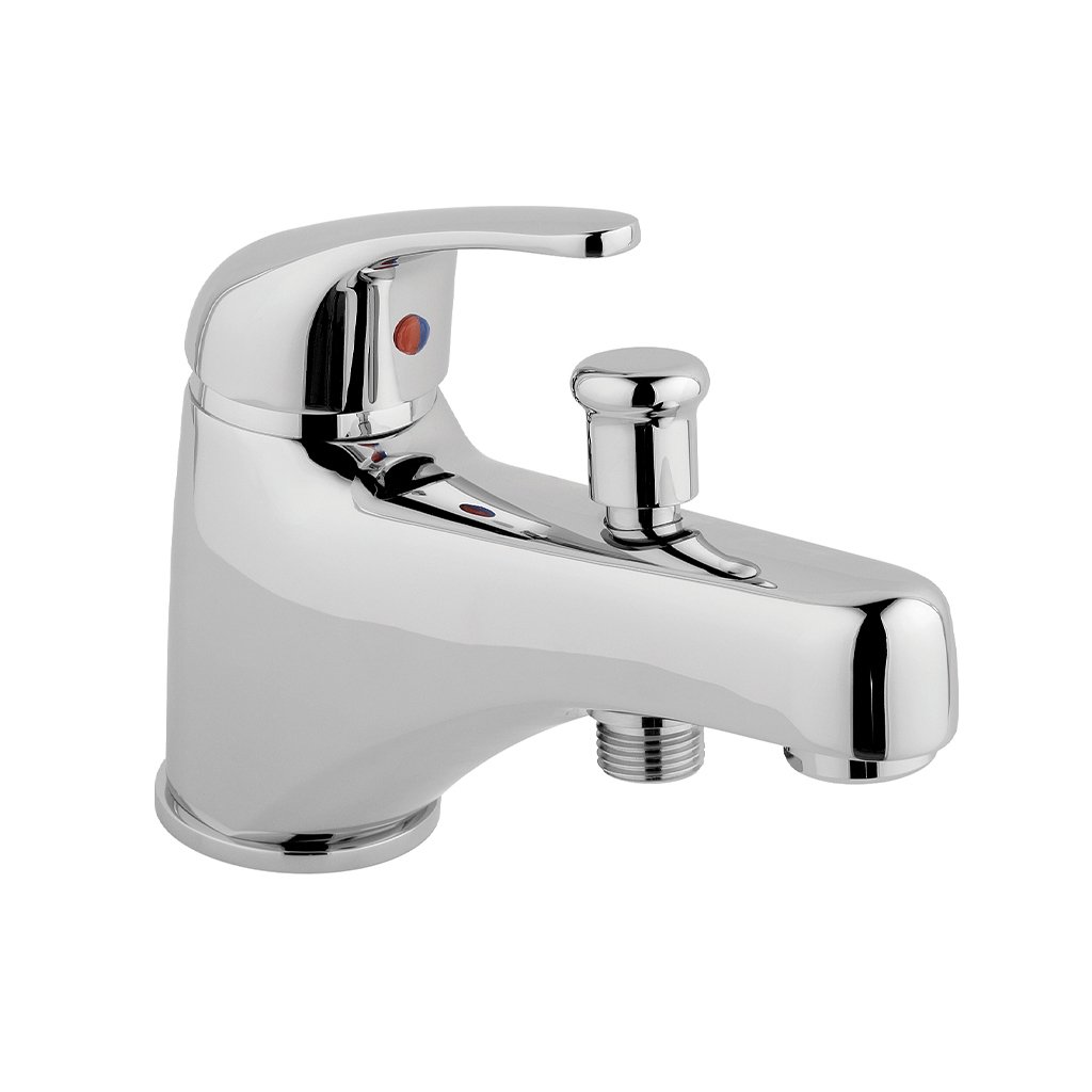 Biava High Flow Bath Filler Tap with Diverter Chrome