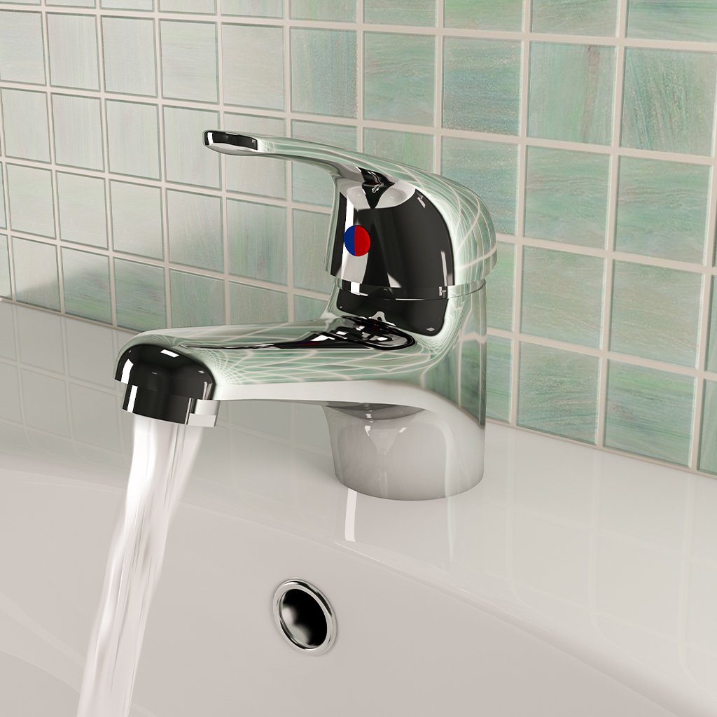 Isbourne Basin Mono Tap with Waste Chrome