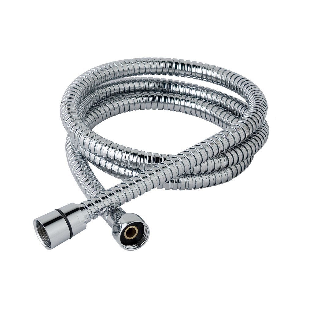 1.5m Shower Flexible Hose - 8mm Bore Chrome