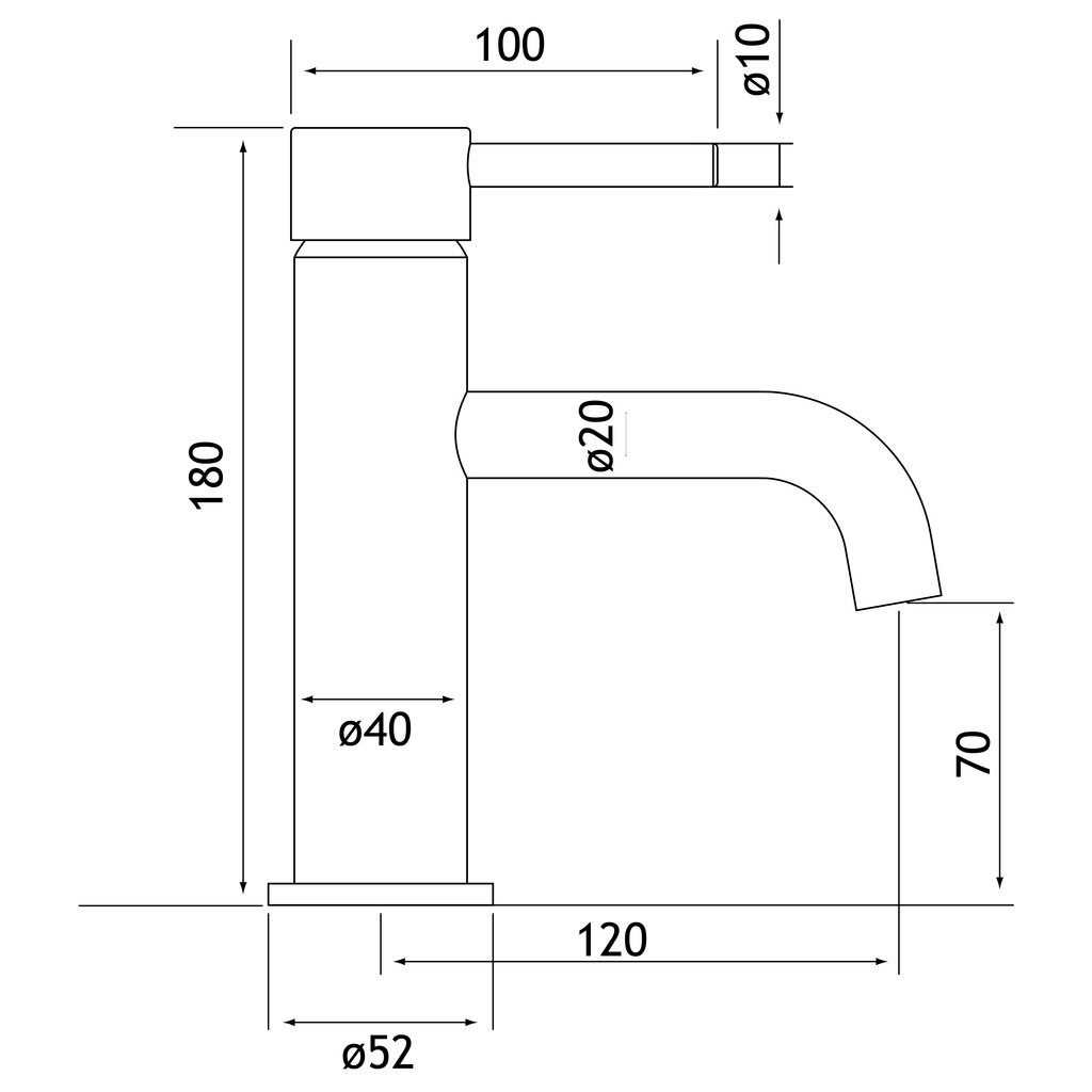 Meriden Basin Mono Tap with Waste Brushed Brass