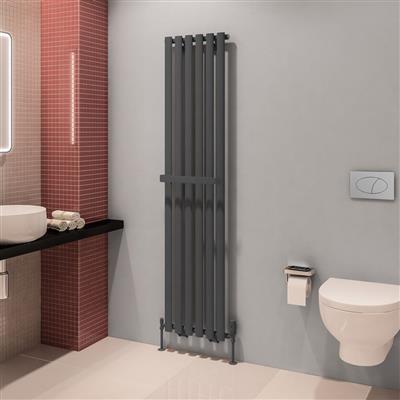 Tunstall V Towel Hanger 420mm Matt Anthracite