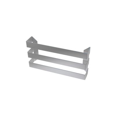 Flat Triple Towel Hanger 375mm Brushed Stainless Steel