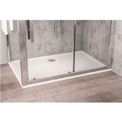  Corsair 900 x 760mm 25mm Rectangular Shower Tray - White 