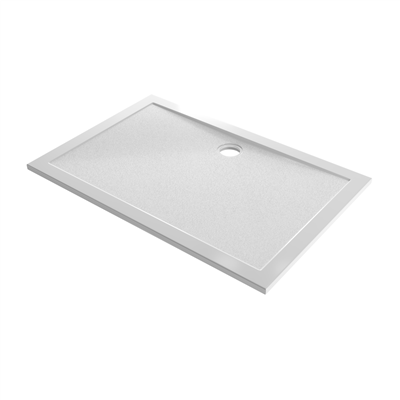  Corsair Anti-Slip 900 x 760mm 25mm Rectangular Shower Tray - White 