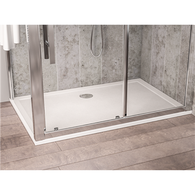  Corsair Anti-Slip 1200 x 900mm 25mm Rectangular Shower Tray - White 