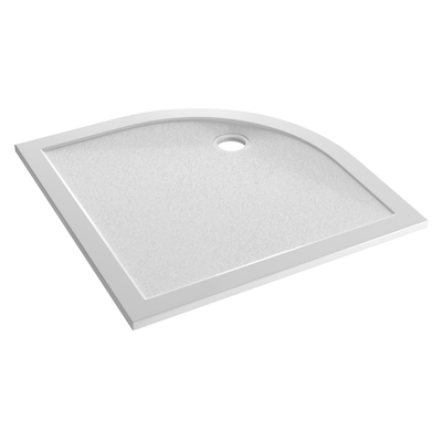  Corsair Anti-Slip 900x900mm Quad 25mm Shower Tray - White 