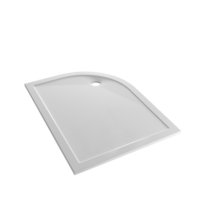  Corsair Anti-Slip 1200 x 800mm Offset Quad Right Hand (RH) 25mm Shower Tray - White 