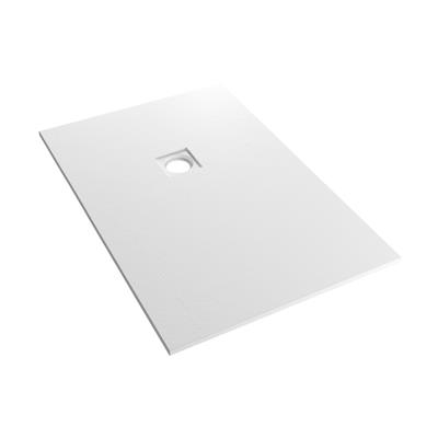  Crossland  1200 x 800mm Rectangular Shower Tray with Slate Finish - White