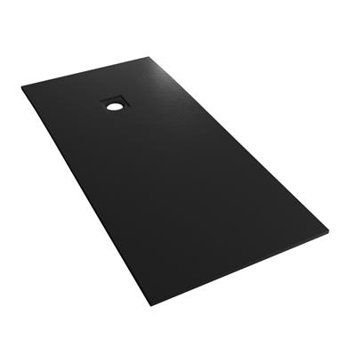  Crossland  1700 x 900mm Rectangular Shower tray with Slate Finish - Black