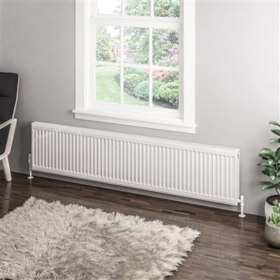 Type 11 Compact Panel Radiator 400 x 1800 Gloss White