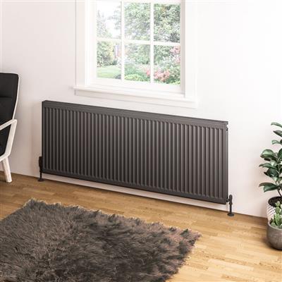 Type 11 Compact Panel Radiator 600 x 1600 Matt Anthracite