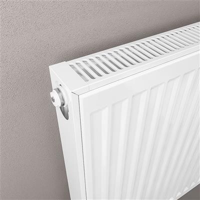 Type 21 Compact Panel Radiator 400 x 400 Gloss White