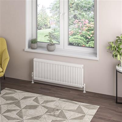 Type 21 Compact Panel Radiator 400 x 1000 Gloss White