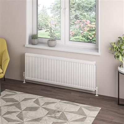 Type 21 Compact Panel Radiator 500 x 1400 Gloss White