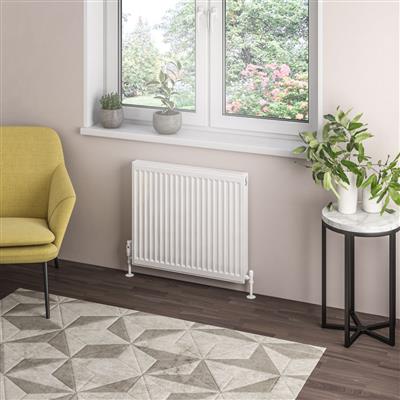 Type 21 Compact Panel Radiator 600 x 700 Gloss White