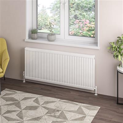 Type 21 Compact Panel Radiator 600 x 1400 Gloss White