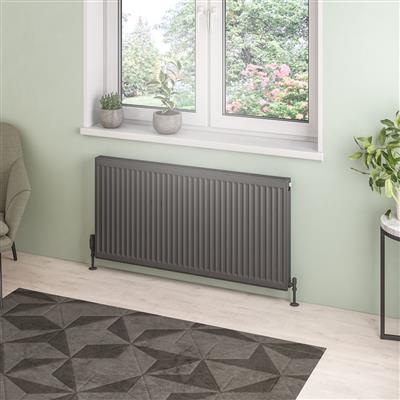 Type 21 Compact Panel Radiator 600 x 1200 Matt Anthracite