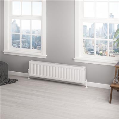 Type 22 Compact Panel Radiator 300 x 1200 Gloss White