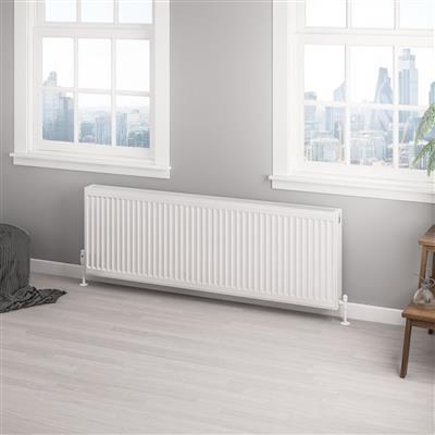 Type 22 Compact Panel Radiator 500 x 1500 Gloss White