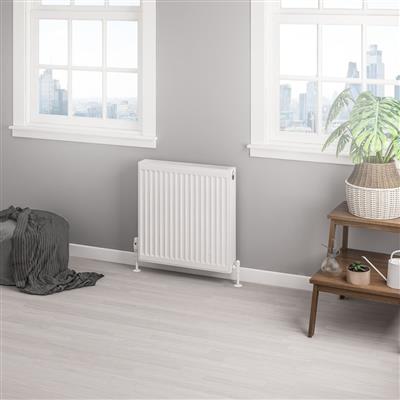 Type 22 Compact Panel Radiator 600 x 600 Gloss White