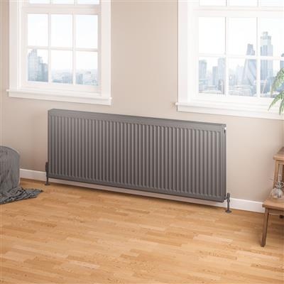 Type 22 Compact Panel Radiator 600 x 1600 Matt Anthracite