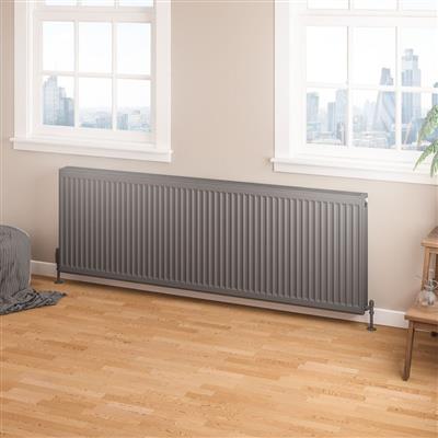 Type 22 Compact Panel Radiator 600 x 1800 Matt Anthracite