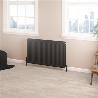 Type 22 Compact Panel Radiator 600 x 1000 Matt Black