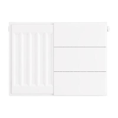 Flat Cover Plate with Lines 300 x 400 Gloss White