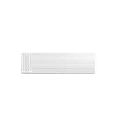 Flat Cover Plate with Lines 400 x 1400 Gloss White