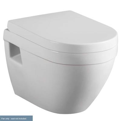 Dura Wall Hung WC Pan with Fixings - White