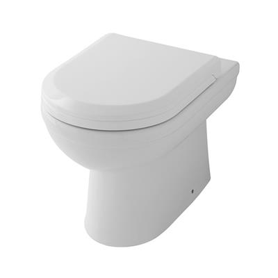 Dura Back To Wall Eco Vortex WC Pan with Fixings - White