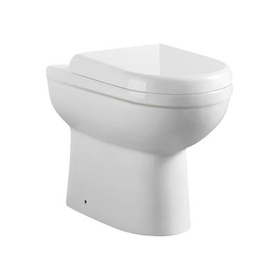 Dura Comfort Height Back To Wall Eco Vortex WC Pan with Fixings - White